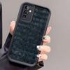 Черный Кашемировый Зимний Чехол для Телефона для iPhone 16/17 Pro Max и Samsung S25 Ultra