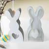 Пасхальный милый кролик силиконовые формы гипсовые благовония автомобильные расширяющиеся гипсовые формы для украшения ароматерапевтические свечи смоляные формы