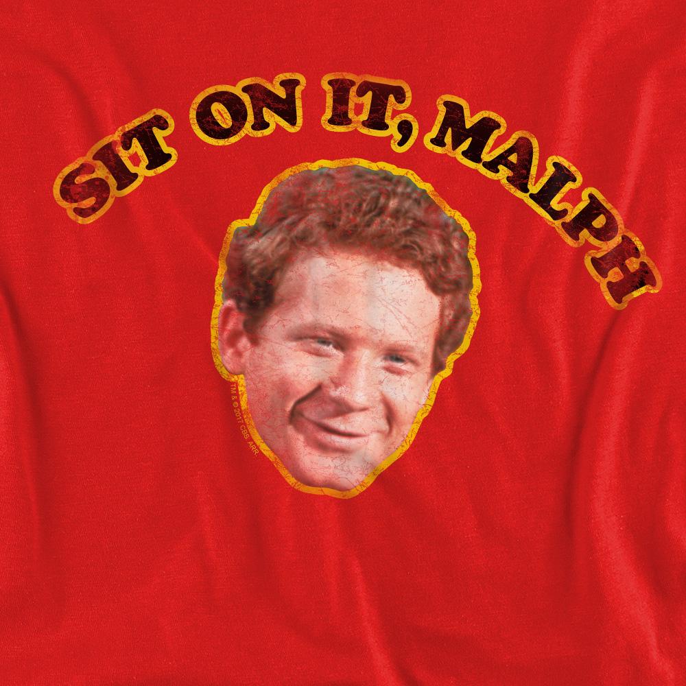 Happy Days Unisex Adult Sit on it Malph Sweatshirt