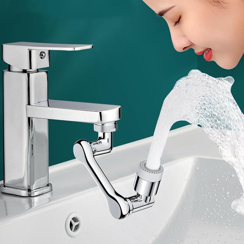 Swivel Sink Faucet Aerator with 1080 Degree Rotation for Bathroom, Suitable for Face Washing, Gargling and Eyewash Station