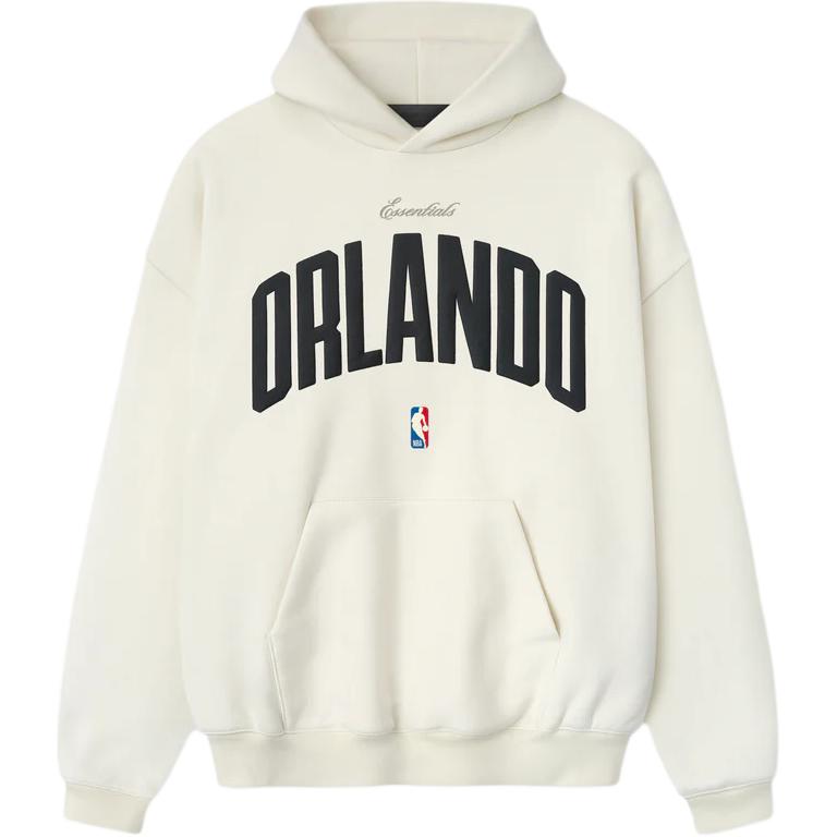 Fear of God Essentials Худи NBA Orlando Magic 90-х Кремово-белый Мужские Топы 192EU266703F