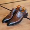 Мужские туфли-броги для свадьбы, модные кожаные туфли на шнуровке, деловые туфли высокого качества, формальные, черного и коричневого цвета, для вечеринок, мужские туфли