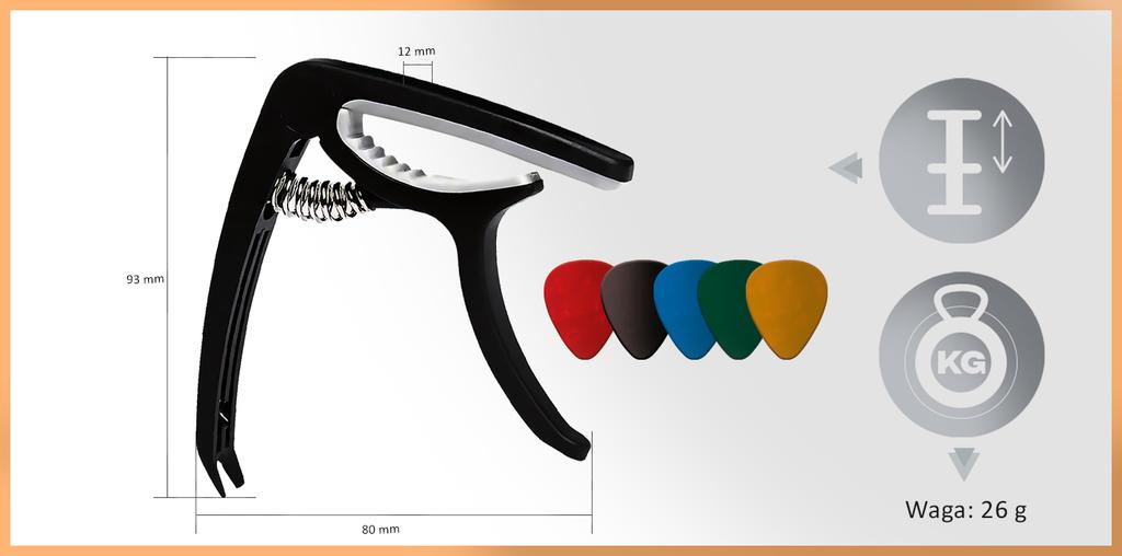 MusicMate MM-A5 TuneClip capo