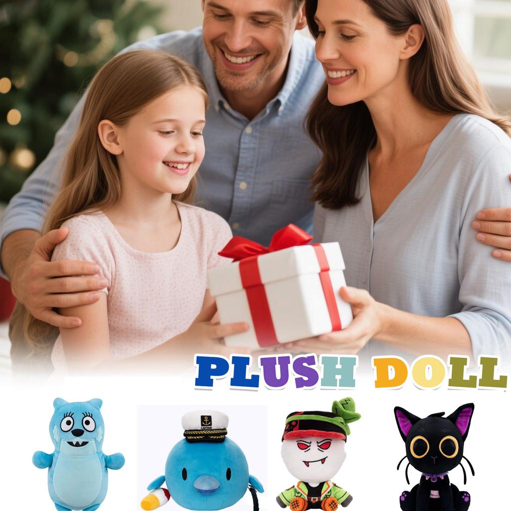Плюшевая кукла, Игрушка в подарок, Мультфильм, Детская тряпичная кукла, Детская подарочная подушка