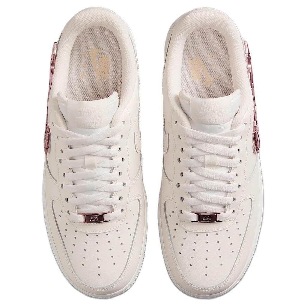 Nike Air Force 1 07 LX Molten Metal Swoosh Pack - Pink Women Sneakers Cream IF1686-161