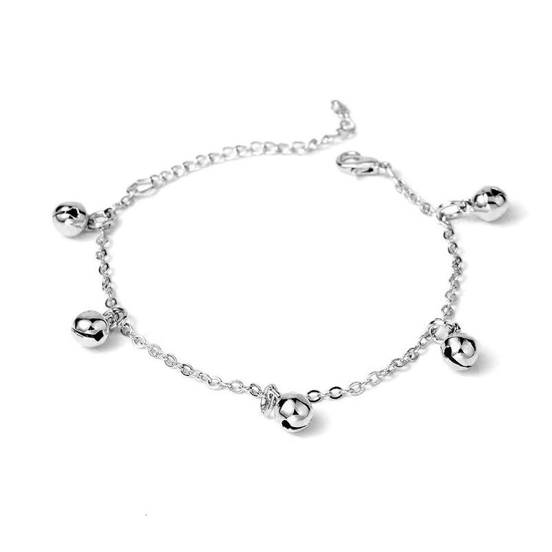 Pretty Butterfly Bell Pendant Chain Bracelet Exquisite Charm Adjustable Wedding Bangle Cute Women Lady Jewelry Party Gift