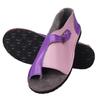 Plus Size 43 Women's Sandals Buckle Strap Peep Toe Casual Female Flat Shoes Thimble Toe Cover Heel Comfortable Light Sandal