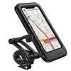 Waterproof Bike Phone Mount Cell Phone Holder for Motorcycle - Bike Handlebars, 360° Adjustable Universal Holder with TPU Touch-Screen