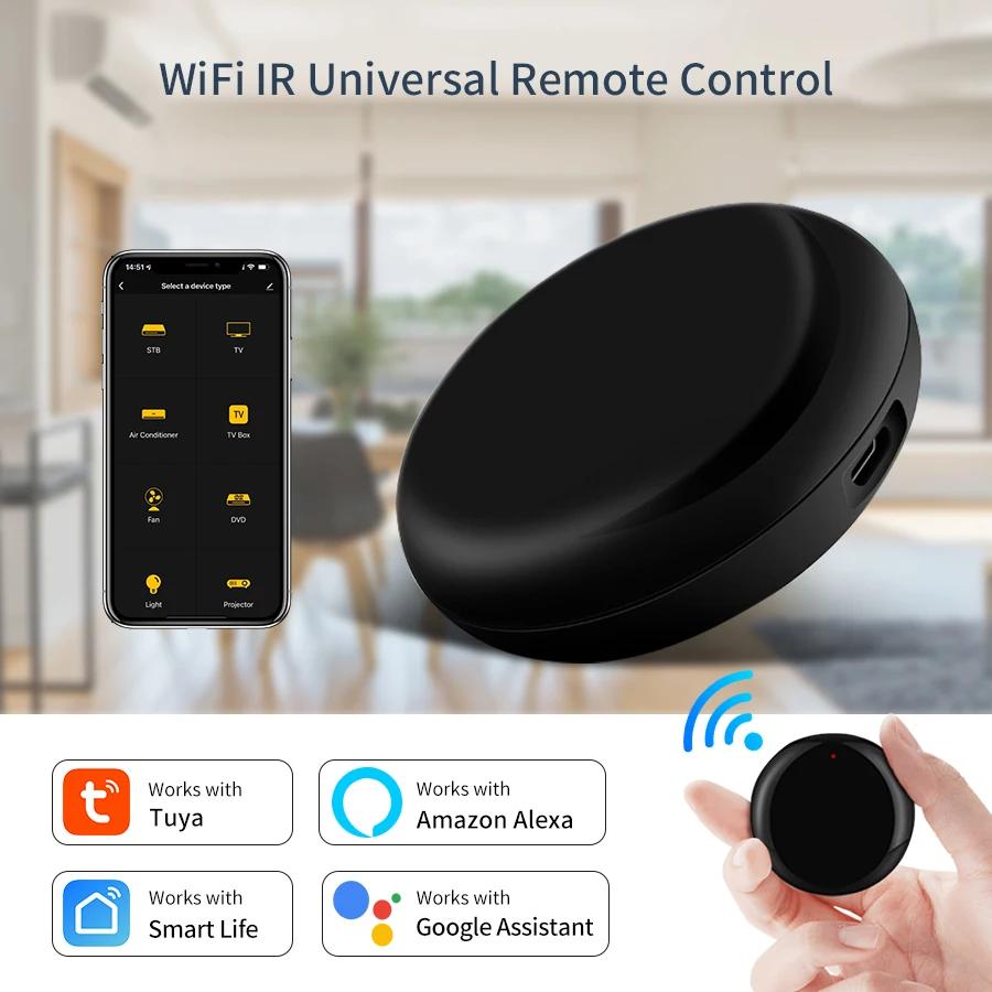 Tuya WiFi IR Control Hub Remote Control Smart Home Remote Universal инфракрасный контроллер для кондиционера с Google Alexa