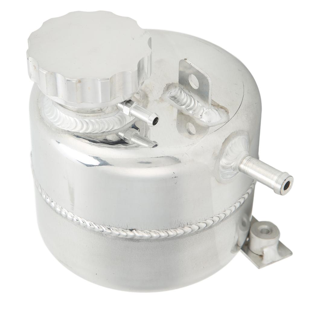 Radiator Coolant Expansion Water Tank Aluminium Alloy Polished Replacement for COOPER S R53 2002‑2006