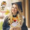 Graduation Season Cartoon Doll Flowers For Couples And Students Creative Gifts Cartoon Knitted Bouquet Doll