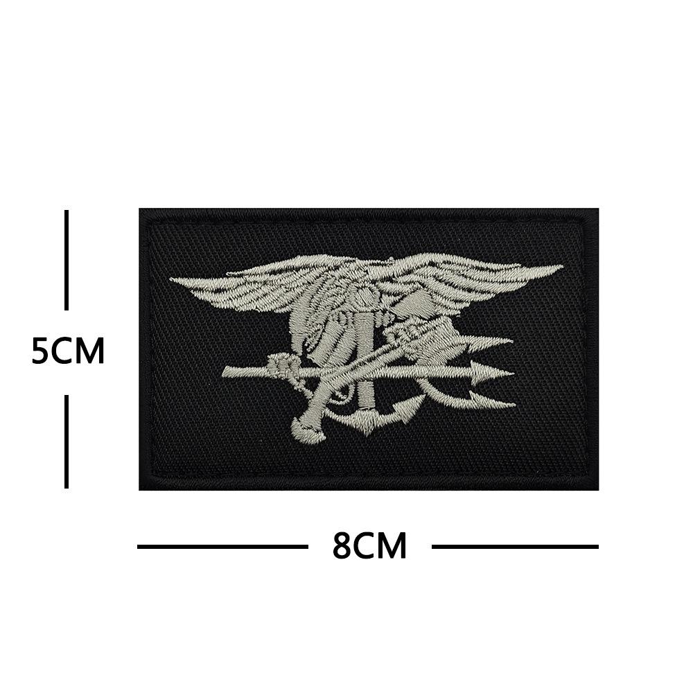 Вышитая нашивка на липучке Navy SEALs для зарубежных клиентов