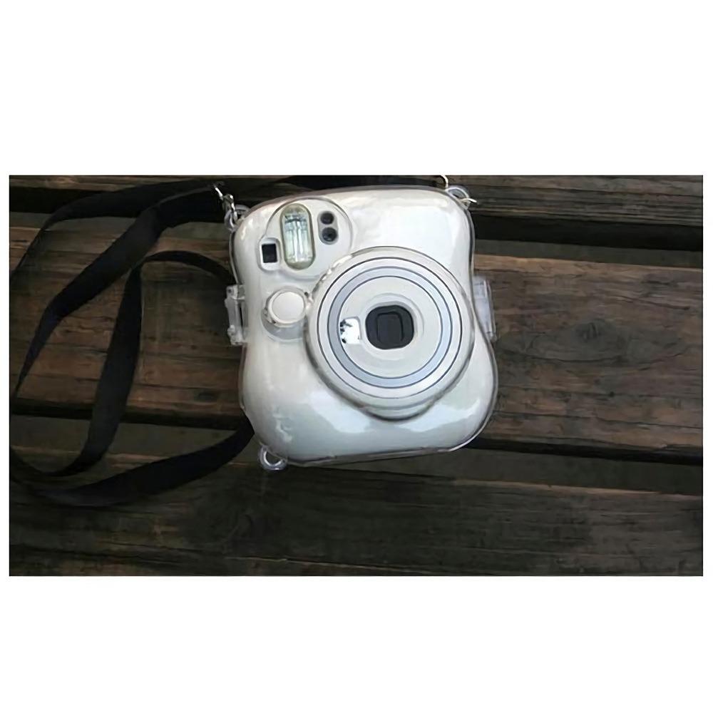 [Пленка Лаборатория] Instax Mini 25/26+ Прозрачный Чехол Защитный Чехол для Камеры с Ремешком CAA06