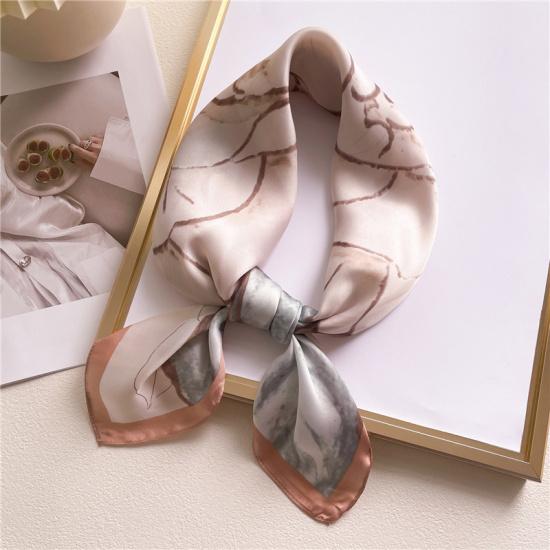 70 * 70cm New Silk Small Square Scarf For Women'S Neck Protection Professional Scarf Versatile Hair Tie Headscarf Scarf