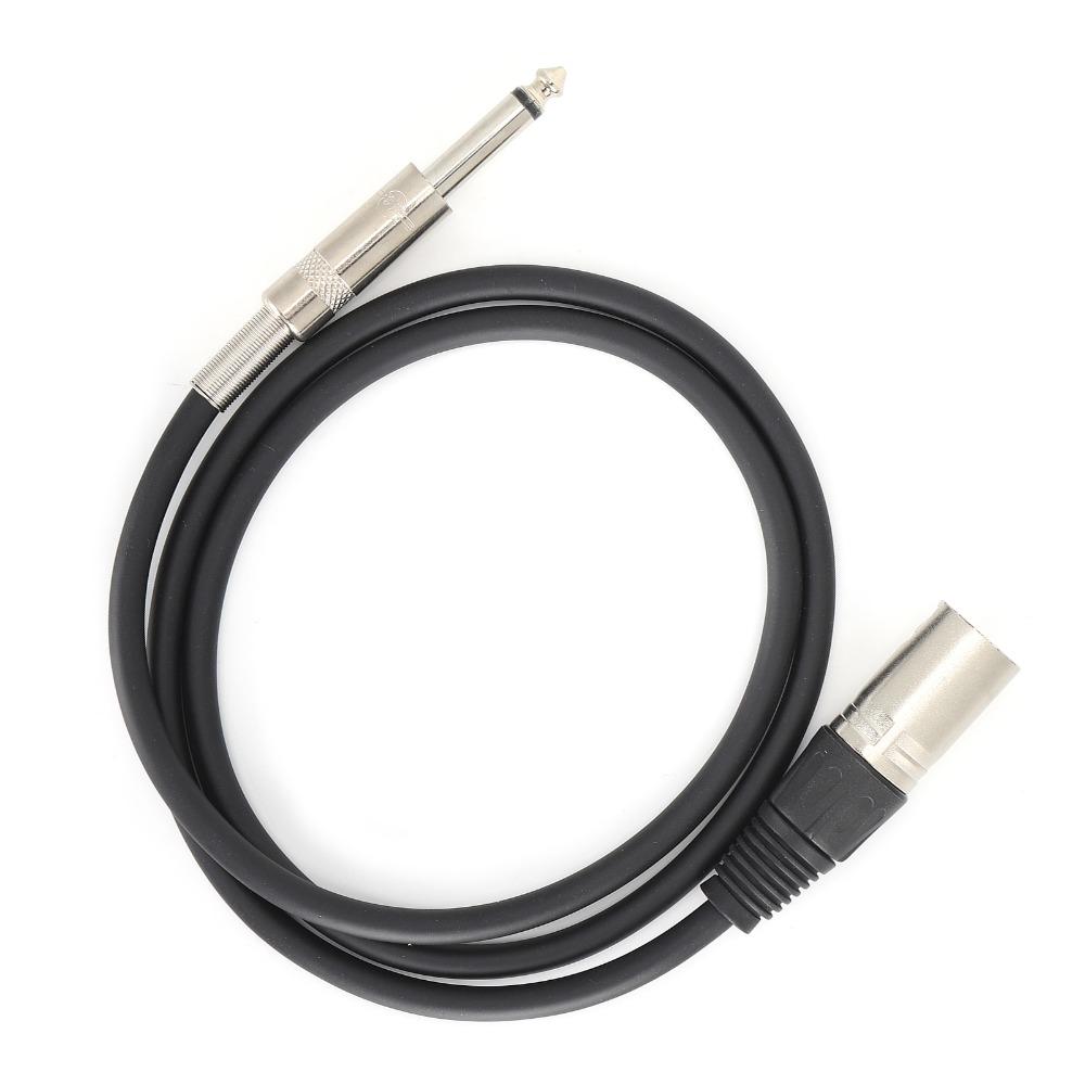 3PIN XLR Male to 1/4 Inch Male 6.35mm XLR Male to TRS Jack Microphone Line Stage Setup