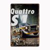 Rallycar Group B Rest Sports Car Metal Poster Sign Club Custom Indoor Wall Tin Sign Room Decor Home Decor