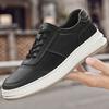 Fashion Stylish Trend Mens Sneaker Genuine Leather Walking Casual Shoes Youth Cricket Shoes Fashion Skateboard Footwear Comfort Sneakers