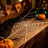 Party Favors for Trick or Treaters Halloween Giant Spider Web Decorations, Large Fake Furry Stretchable Supplies Outdoor, Indoor, Yard, Home, Haunted