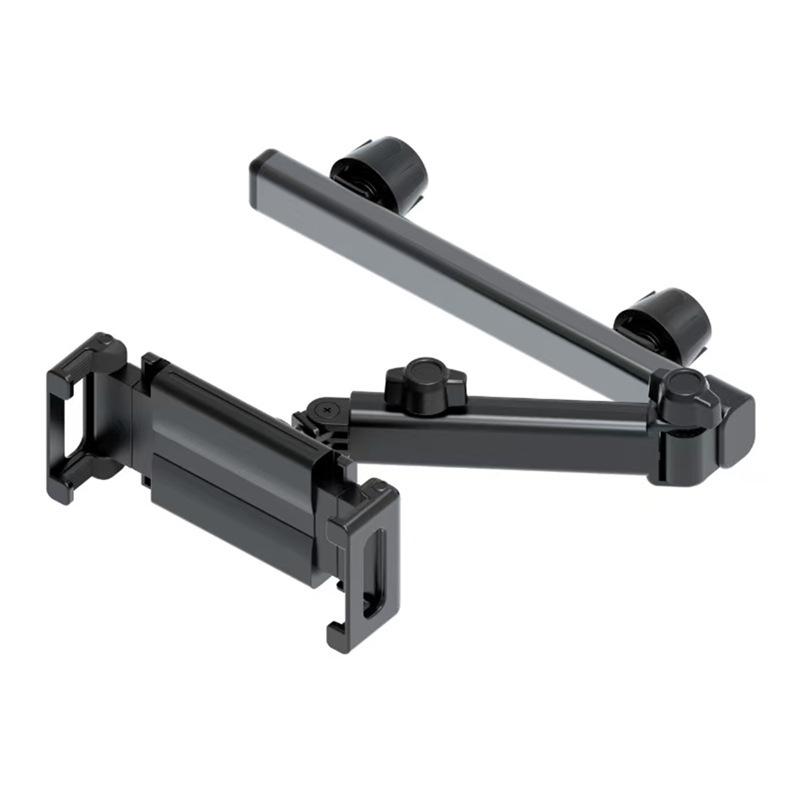 Автомобильный держатель для планшета/телефона на заднее сиденье, крепление на подголовник, выдвижной складной держатель для мобильного телефона