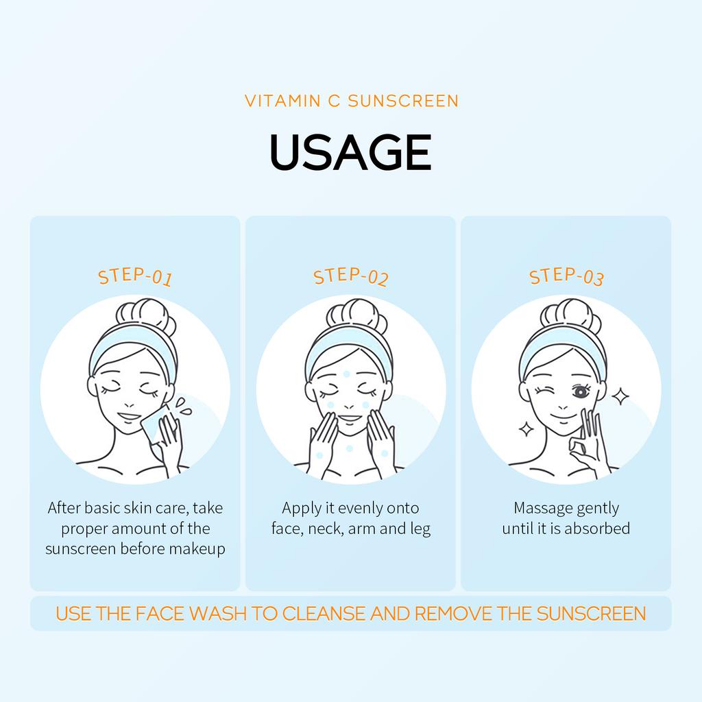 УФ-защита SPF50+ LAIKOU Vicsunscreen Hydrating Moisturizer Barrier Cream