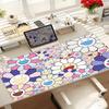 Flower TTakashi Art MMurakami Large XXL Table Mat Student Mousepad Gamer Computer Keyboard Pad Games Pad Desktop Mat
