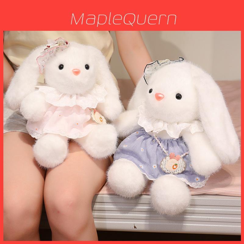 Plush Bunny Doll With Dress Soft Cotton Filling For Kids And Teen Gift