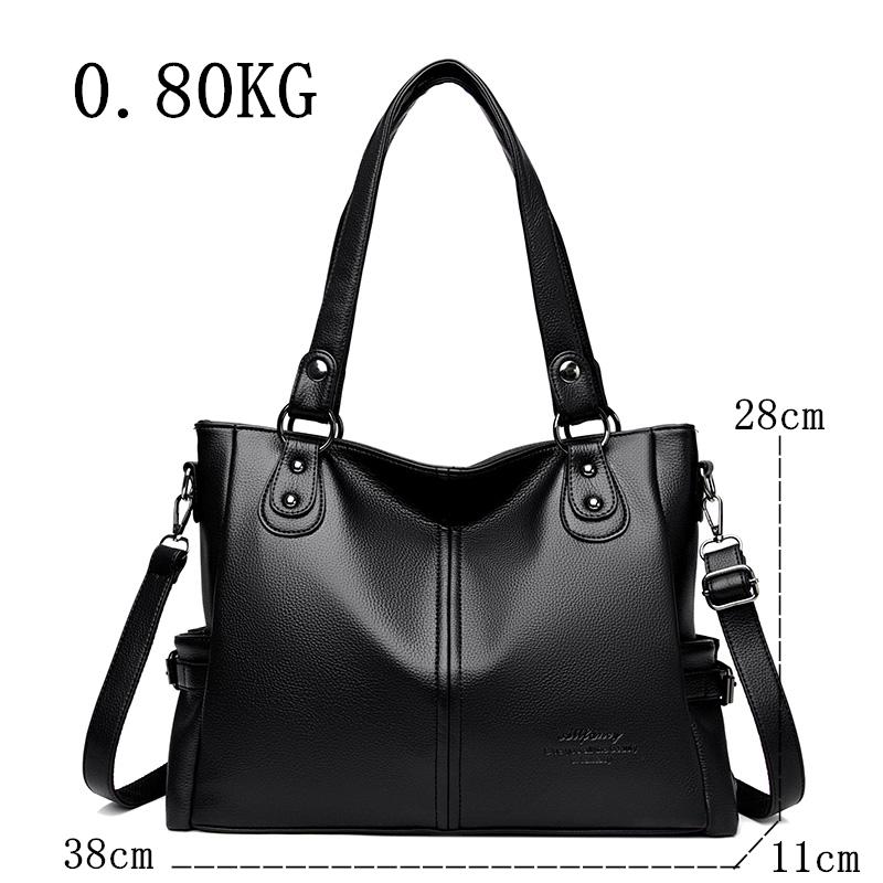 Высококачественная мягкая кожа, большая вместительная женская сумка, модная сумка через плечо, роскошный дизайн, кошелек через плечо, женская сумка-тоут