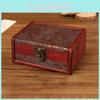 Деревянная запирающаяся коробка для хранения с крышкой для украшений и памятных вещей Современный минималистичный дизайн