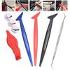 Window Tint Kit Car Wrap Tools with Felt Squeegee Utility Knife Shank Gasket Squeegee Vinyl Wrap Magnet Holder Kit Covering Tool