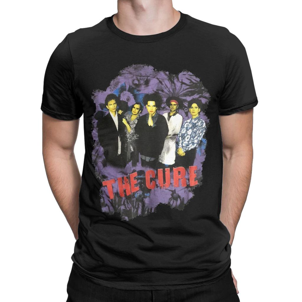 Смешная футболка The Cures с молитвой, мужская, с круглым вырезом, с коротким рукавом, одежда, винтаж 80-х, хлопок, летние топы