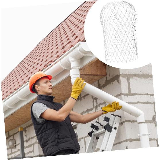 Leaf Filter Gutter Guards 3pcs Stainless Steel Retractable Roof Drain Filter Gutter Downspout Strainer