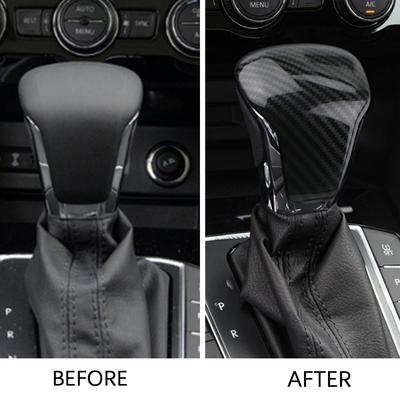 Для Volkswagen VW Tiguan 2017 2018 2019 2020 2025 Наклейка на ручку переключения передач AT Крышка-накладка для украшения рычага переключения передач Аксессуары для интерьера