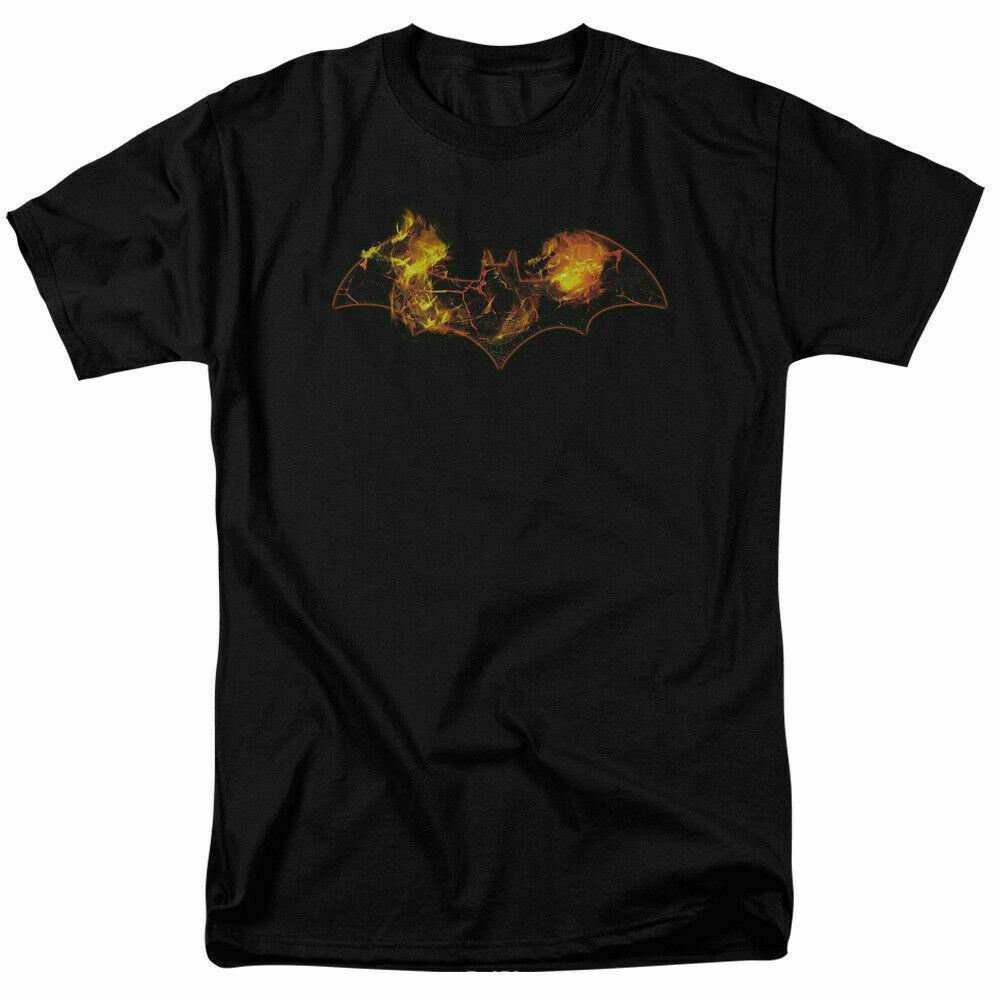 26 Batman Molten Logo T Shirt Licensed Comic Book Tee Black Unisex T-Shirt