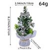 Christmas Tree 20CM Mini Set Table Ornaments Children's Gifts Small Decorations Christmas Balls