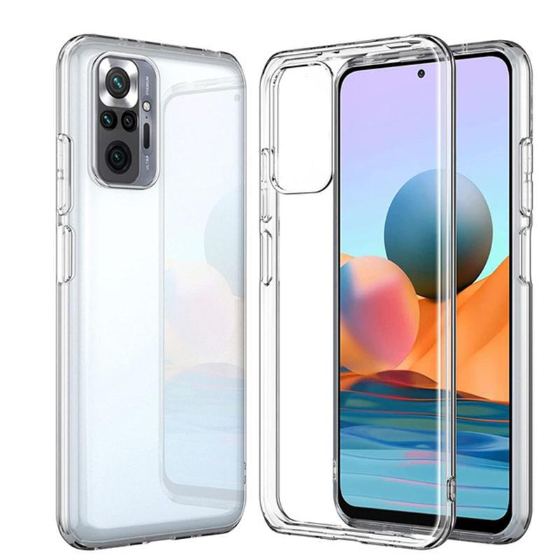 Clear Soft Silicone Phone Case For Xiaomi Redmi Note 11 10 10S 9S 8T 9 8 Pro 9T 9AT 9C Poco M4 M3 Pro 5G X3 NFC F3 Shockproof tPU Cover Fundas