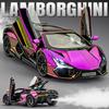 1/24 Scale Spray Lamborghini Revuelto Supercar Alloy Diecasts Model Car Children's Toy Car Miniauto Mini GT Mother Kids Collectibles