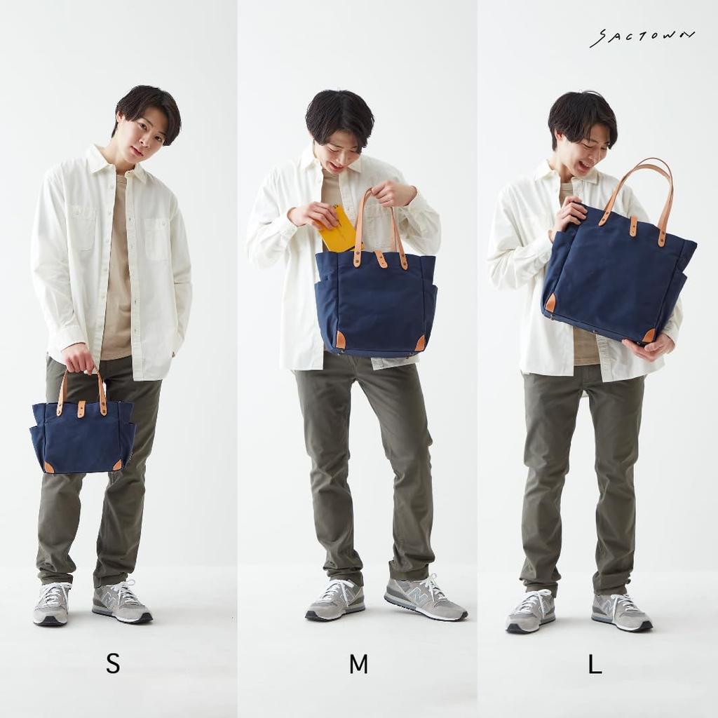 Hanpu Kobo Tote Bag (Small), Made In Japan, Multi-functional, Paraffin-Coated, 3J09, Khaki