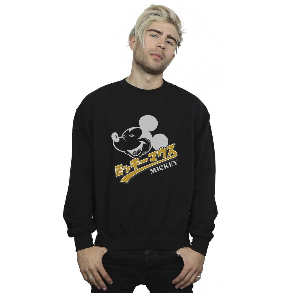 Disney Mens Mickey Mouse Japanese Sweatshirt