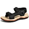 Summer Men's Sandals Outdoor Roman Sandals Beach Anti Slip Casual Leather Lightweight Open Toe Boys' Sports Sandals Big Size 47