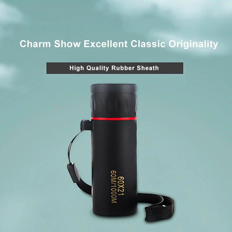 60X21 мини-монокулярный телескоп HD 10000 метров портативный окуляр высокого качества бинокль FMC в кармане для кемпинга на открытом воздухе