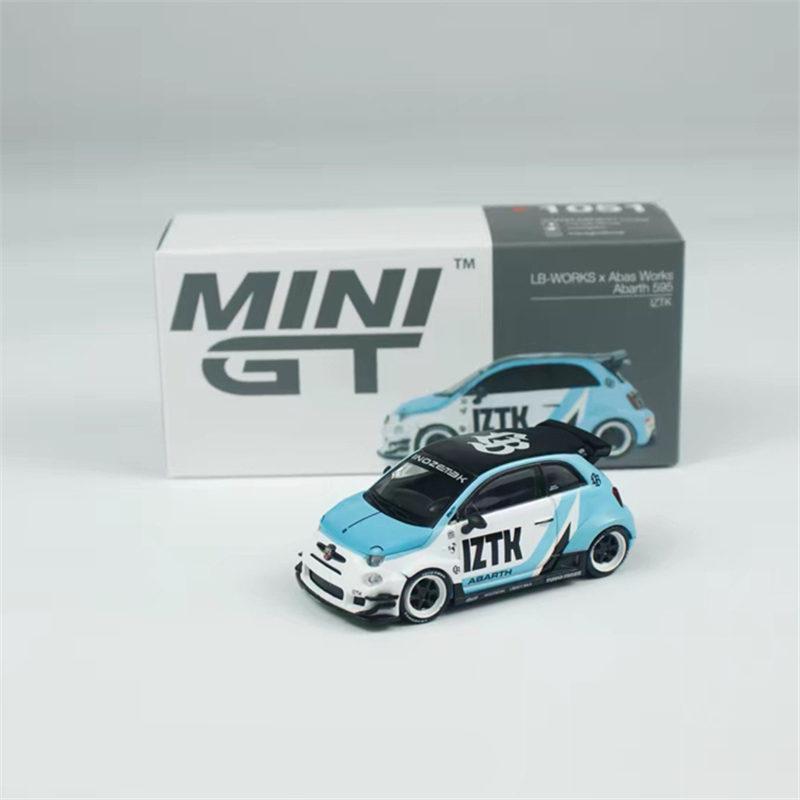 1:64 Абарта 595 Сплав Модифицированный Широкофюзеляжный Спортивный Автомобиль Модель Литой Под Давлением Трековый Гоночный Автомобиль Модель Транспортного Средства Симуляция Миниатюрный Масштаб Игрушка