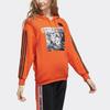 adidas Neo W Wzry Hdy Повседневная спортивная толстовка с капюшоном Женская толстовка с капюшоном Оранжевый Желтый GD2188