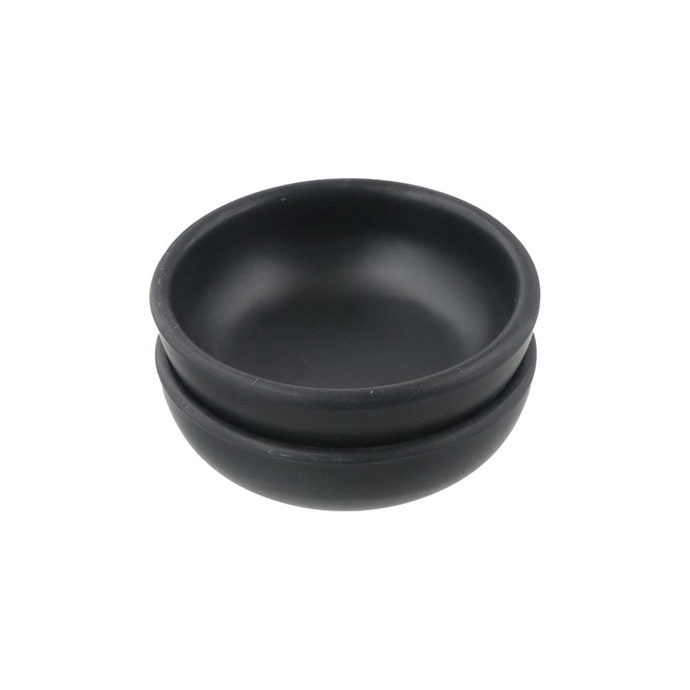 Black Seasoning Plate Japanese Style Sushi Soy Dipping Sauce Bowl Snack Plate  Home