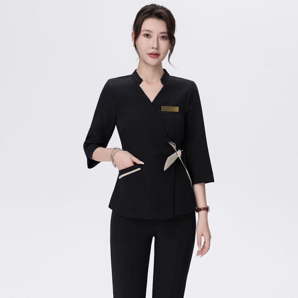 Платье с рукавом до локтя для косметологов, терапевтов салонов красоты и спа