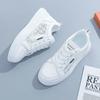 2025 Shoes Woman Lace Mesh Women Breathable Casual Sneakers Lightweight Hollow Platform White Shoes Student Boards Shoes