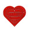DIY Colorful MCU Module Heart Shaped Lamp Light Electronic Circuit Board Kit