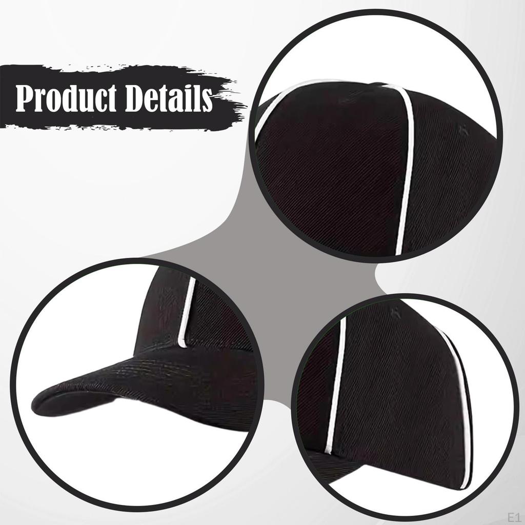 Rugby Referee Hat Soccer Official Cap American Football for Training