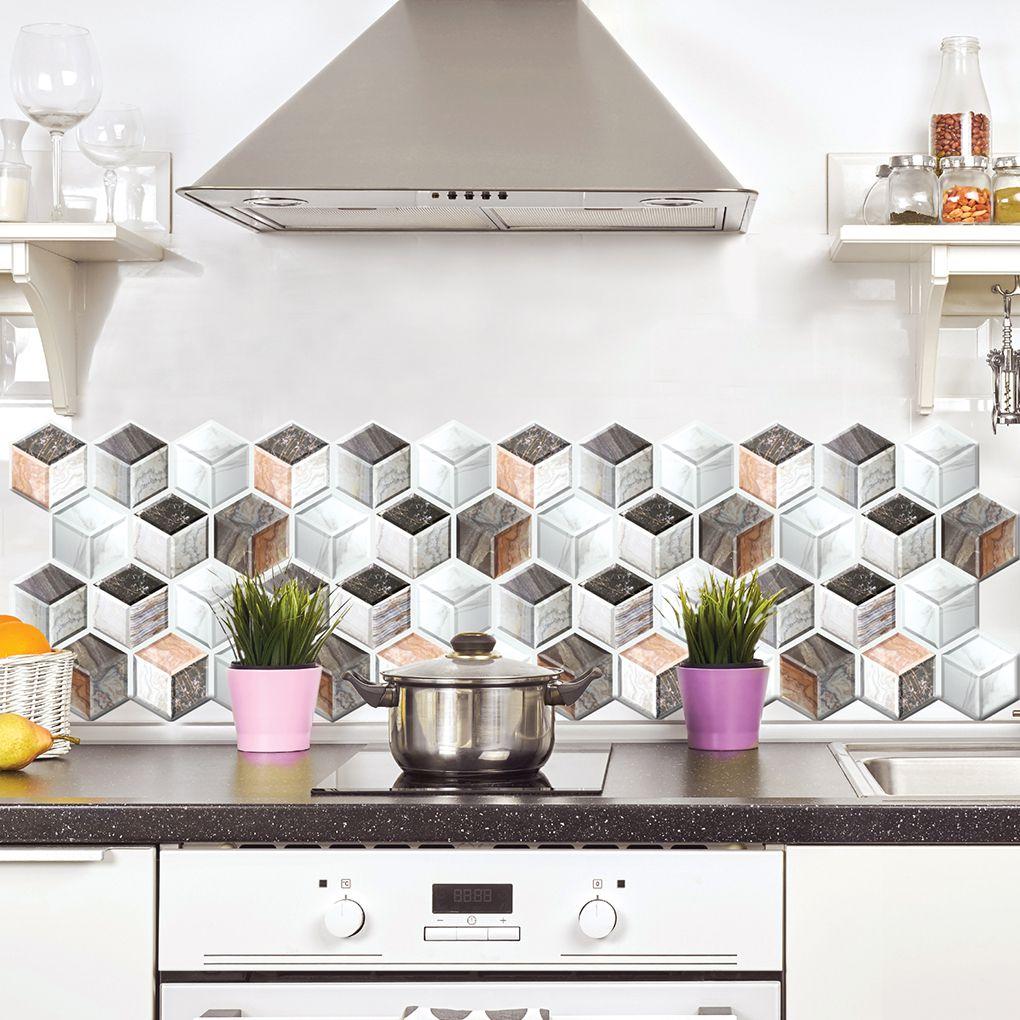 10 шт. Наклейка на стену 3D анти-столкновения наклейка на стену съемная ПВХ нерегулярная кирпичная настенная панель художественный декор