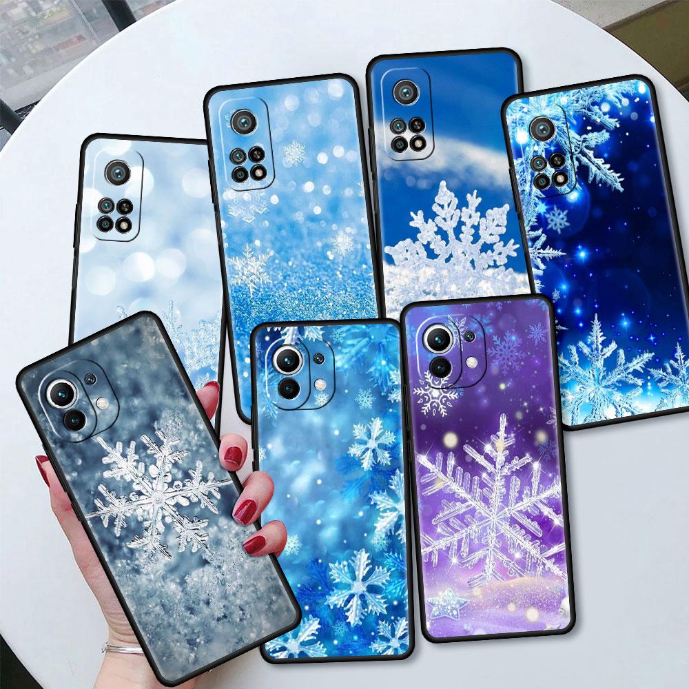 Мягкий силиконовый чехол для Xiaomi Mi 11 Lite 5G NE 11T Pro 12S Ultra 12 Note 10 10T 9T, чехол для телефона, бампер, Белоснежка, снежинка