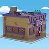 MOC Modular Moe's Tavern Building Kit from Movie Simpson,Medieval Street Architecture Model Toys Adults Gifts